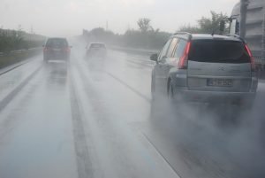 driving in rain